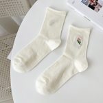 جوراب ساق دار گلدوزی لاله - کد : 21009 - تصویر 15